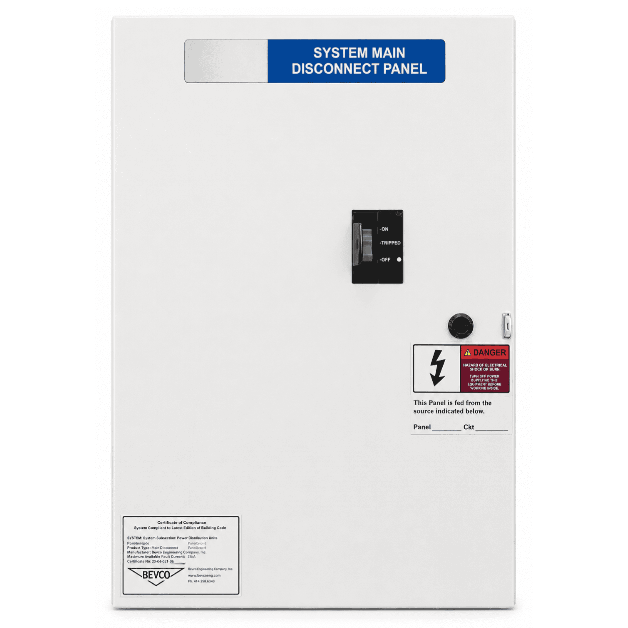 Nuclear Medicine Main Disconnect Panel