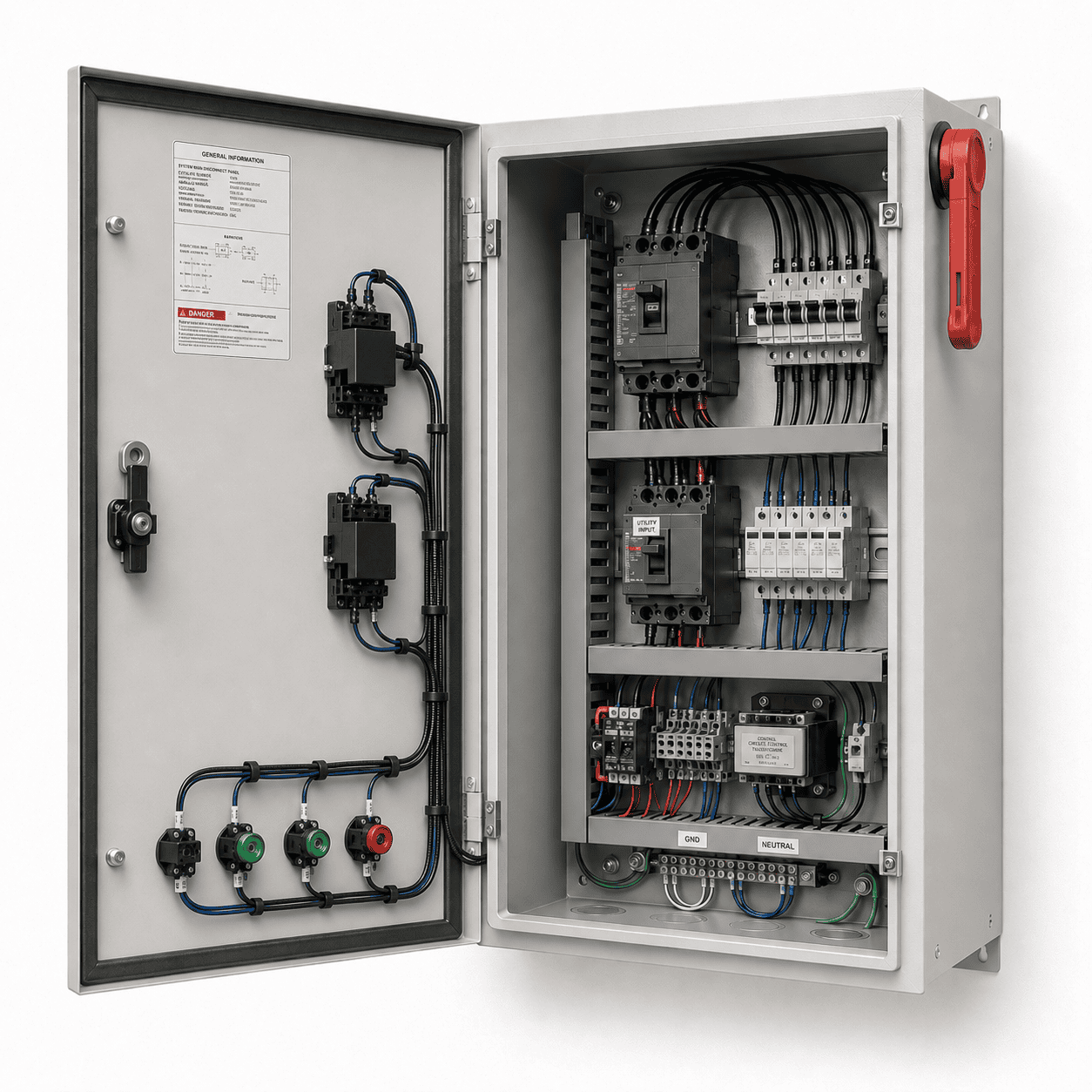 Open control panel