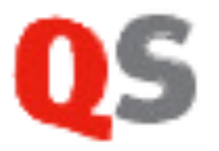 Image of quick ship logo, displaying the Q and S.
