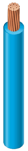 Image of a blue MTW cable