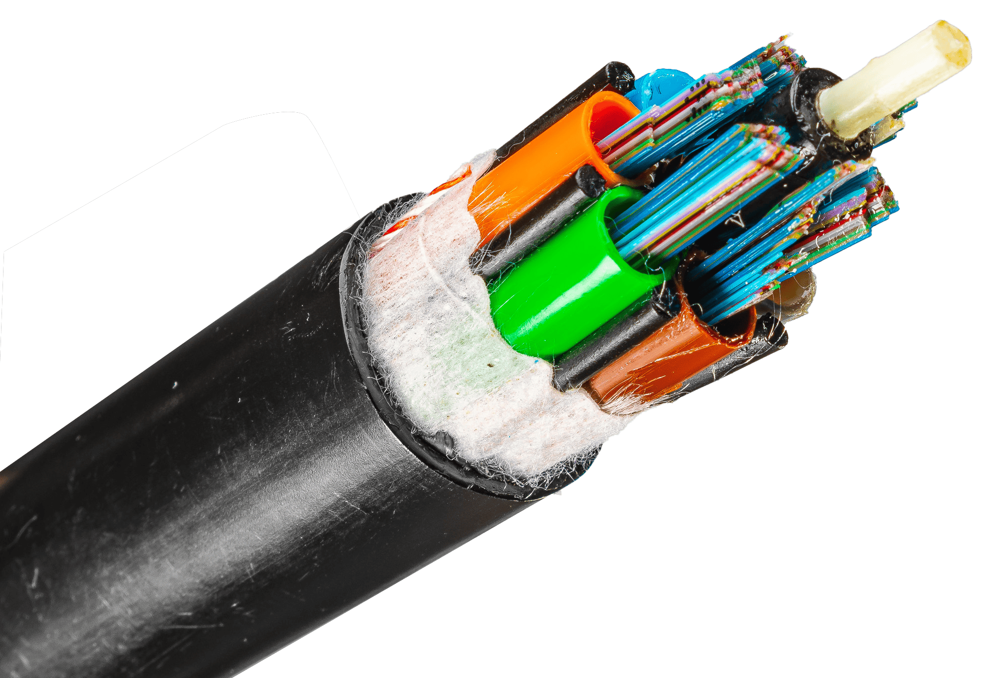 Close up of the Flat Ribbon Loose Tube Cable, click for more information about the product.