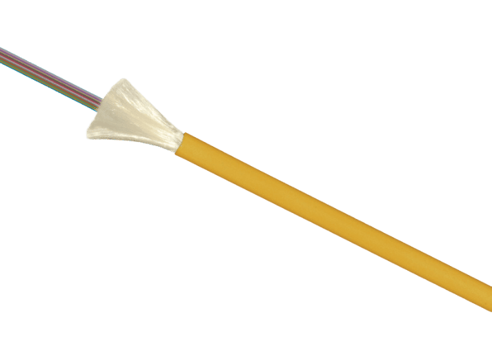 Close up of a Legacy Ribbon Fiber Assembly, click for more information about Legacy Ribbon Fiber Assemblies.
