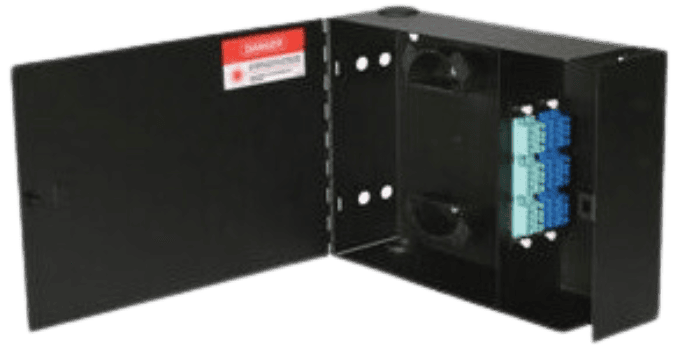 Close up of the Legacy Wall Mount Distribution & Patch Panels, click for more information on the product.
