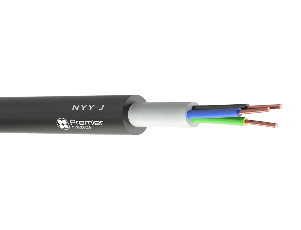 Close up of an NYY Cable.