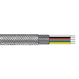 24 AWG, Multi-conductor Electronic Cable, 5 Conductor, White