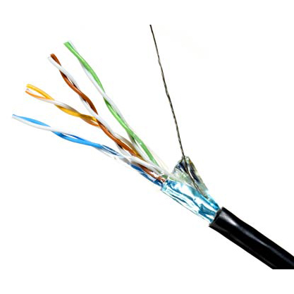 26 4PR 7TC 75C 300V CAT5E OFS PUR BLACK