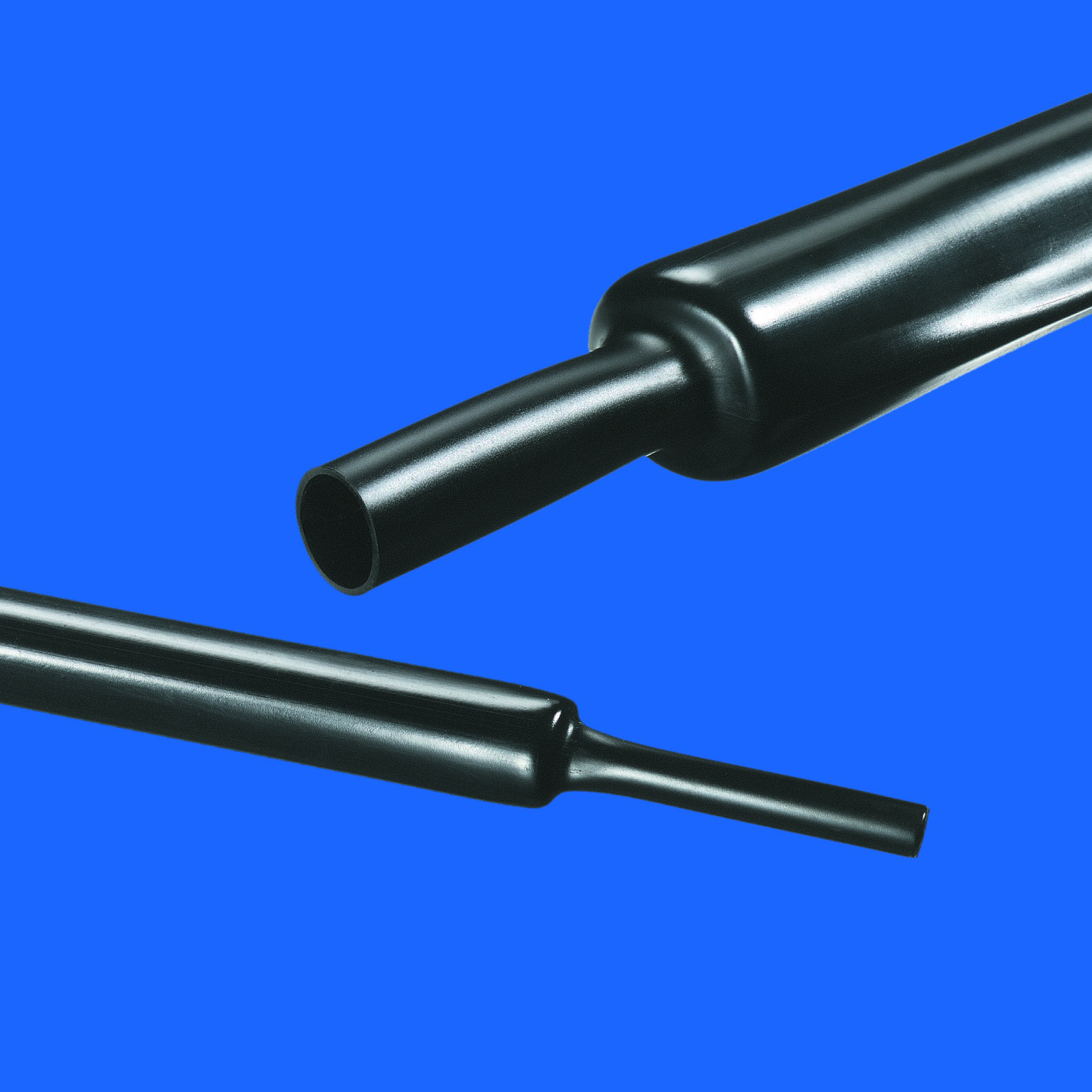 Heat Shrink Tubing, 3:1, 140C Shrink, 0.08"-0.25", Polyolefin, Black
