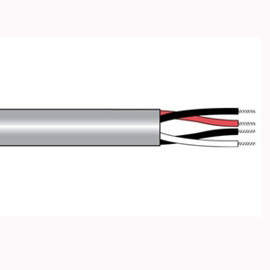 20 AWG, Multi-pair Electronic Cable, 4 Conductor, Gray