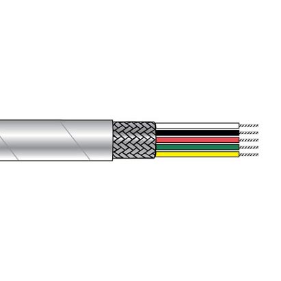 24 AWG, Multi-conductor Electronic Cable, 2 Conductor, Unshielded, White