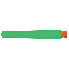 8 AWG, UL 1028 Lead Wire, 168 Strand, 105C, 600V, Tinned copper, PVC, Green