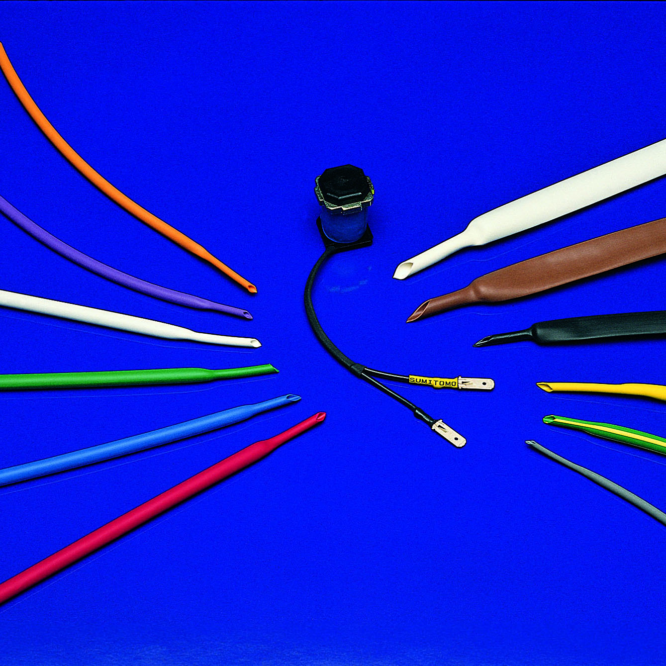 Heat Shrink Tubing, 4:1, 90C Shrink, 0.26"-1", Polyolefin, Black