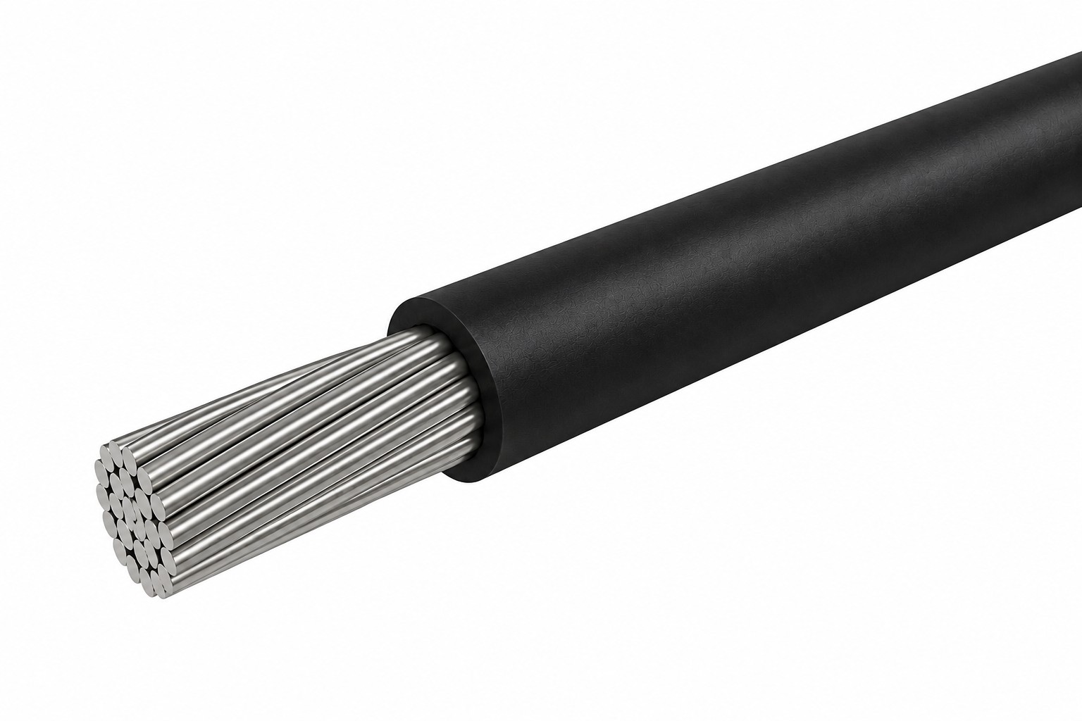 Transit & Locomotive Cable, 0.50MM2, 2C, 300V, Black