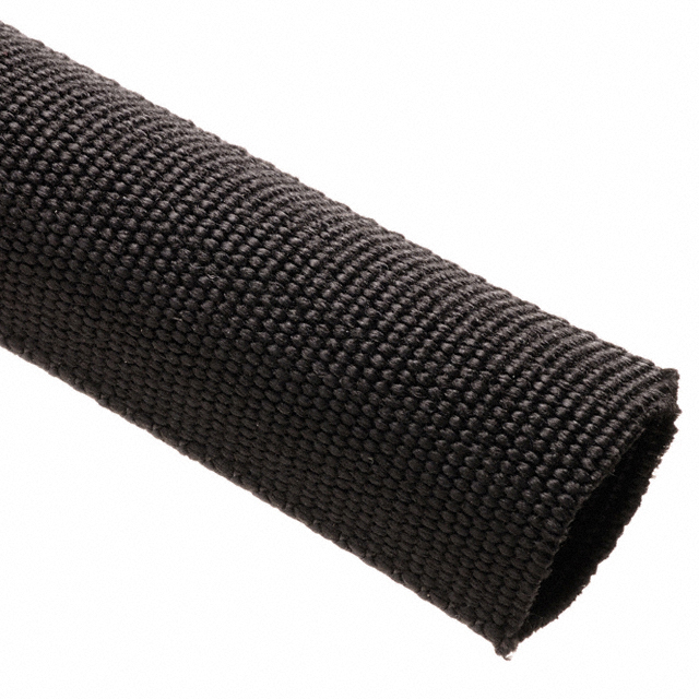 Non-Expandable Sleeve, Uncoated, 0.045" Wall, Heavy Wall, Size 0.71", Nylon, Black