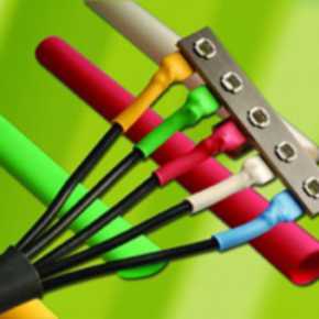 Heat Shrink Tubing, 2:1, 90C Shrink, 0.50"-1.02", Polyolefin, Red