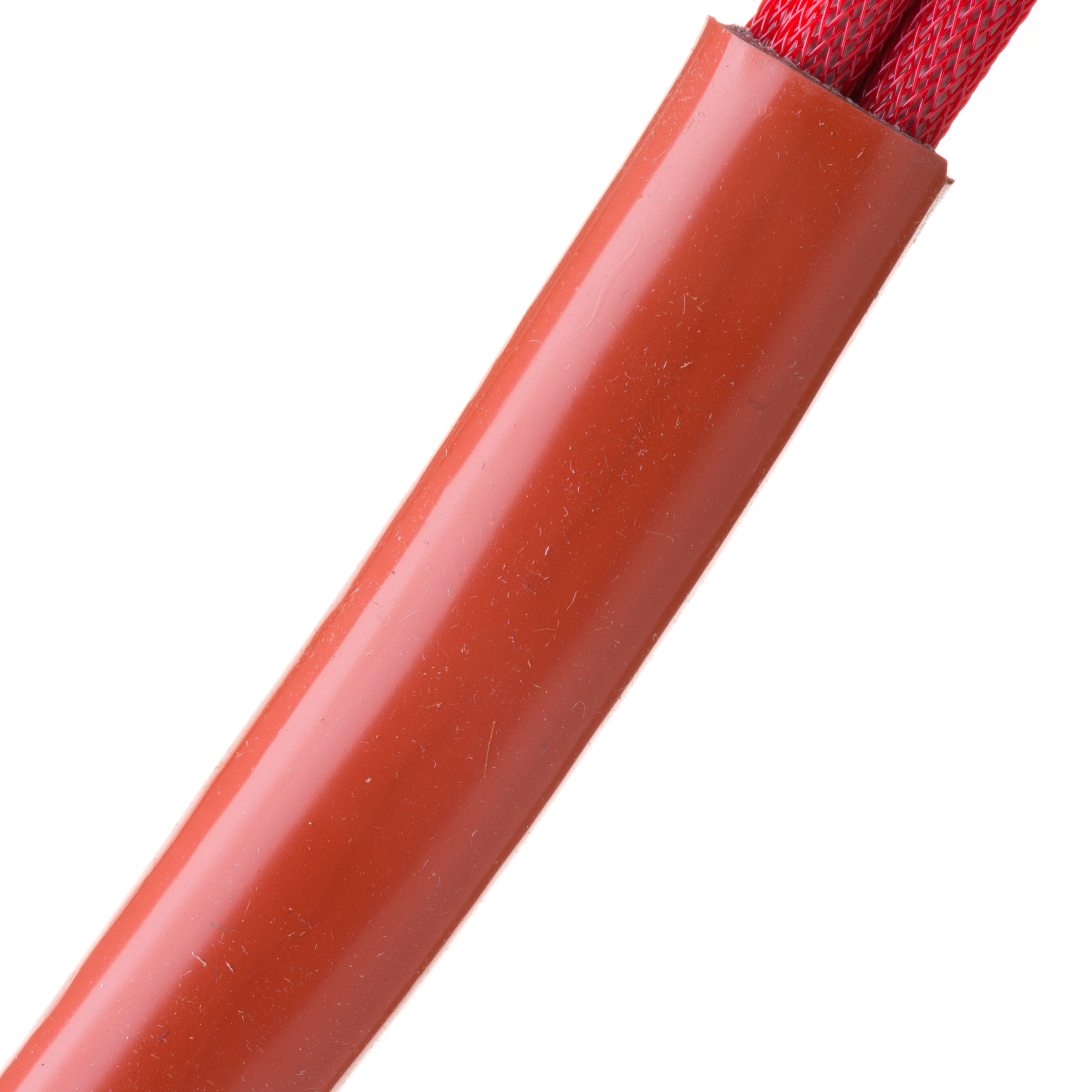 Coated Sleeve, Silicone, Size #0, Fiberglass, Red | IEWC.mx
