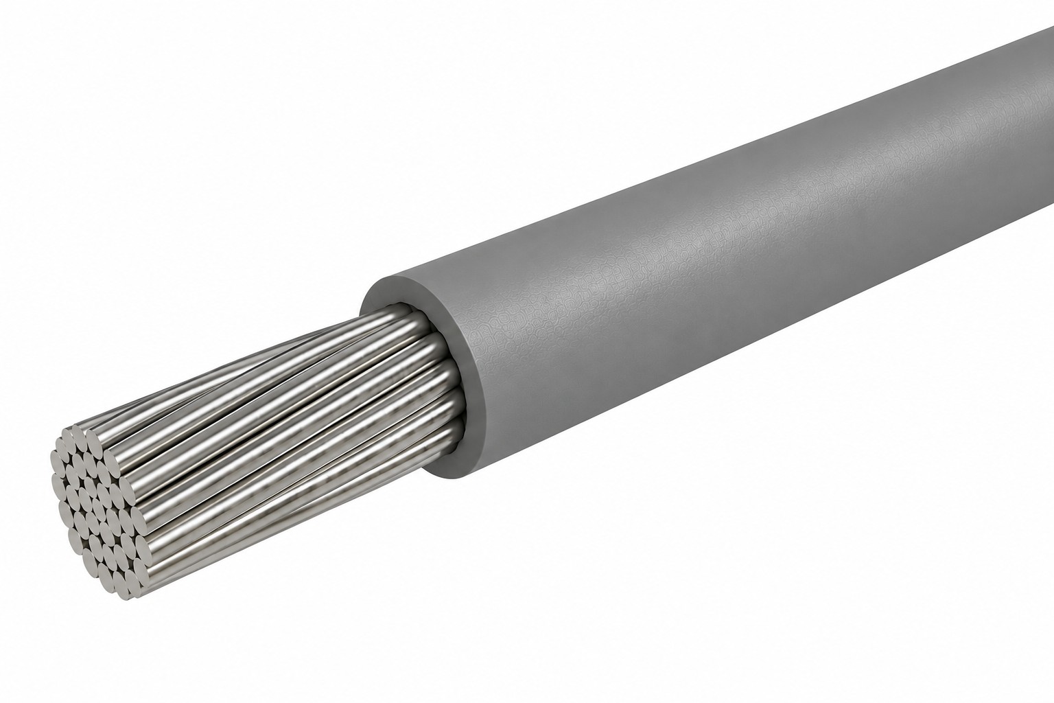 Transit & Locomotive Cable, 1.5MM2, 1C, 600V, Gray