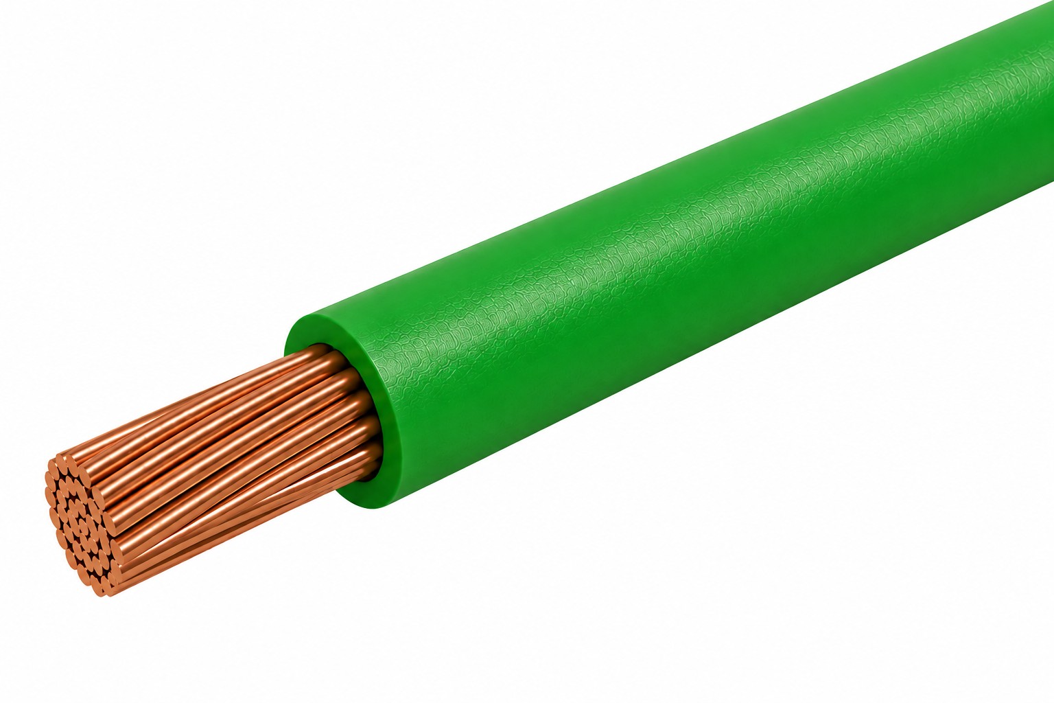 3/0 19BC UL THHN T90 GREEN