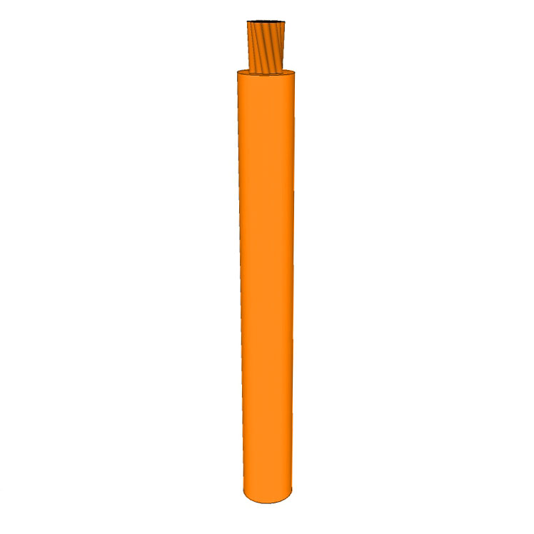 GXL Primary Wire 8 AWG XLPE Insulated, 60V, Orange