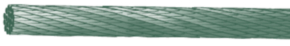 Uninsulated Rope Wire, 2/0 AWG, Bare copper, 5292 Strand