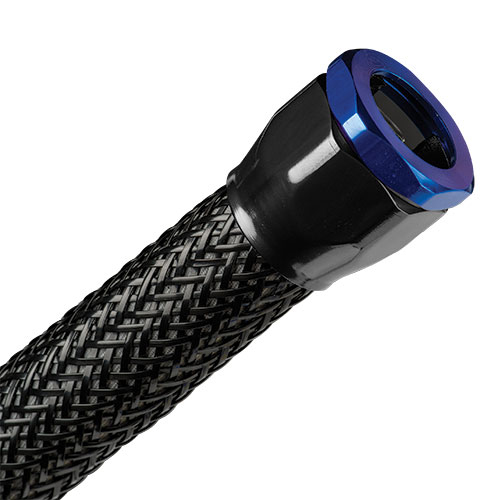 Expandable Sleeve, Expands: 0.63" to 0.38", Heavy Wall, Size 0.50", Nylon, Black