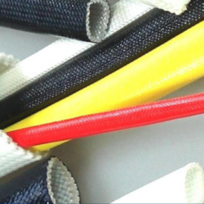 Coated Silicone Sleeve, Acrylic, Size #2, Fiberglass, Natural