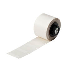 Thermal Transfer Self Lam Label, 1" x 1", Acrylic Adhesive, White