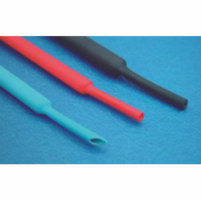 Heat Shrink Tubing, 2:1, 100C Shrink, 0.37"-0.75", Polyolefin, Black