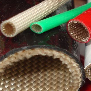 Expandable Sleeve, Expands: 0.399" to 0.375", Silicone, Size 0.38", Fiberglass, White