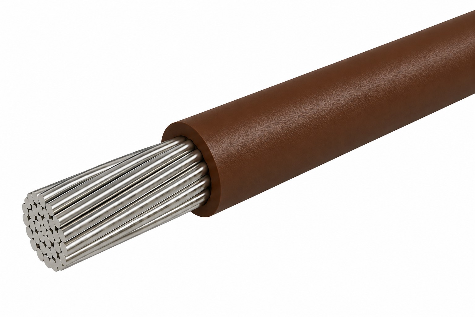 M16878/1 Lead Wire, 24 AWG, PVC Insulated, 600V, Brown