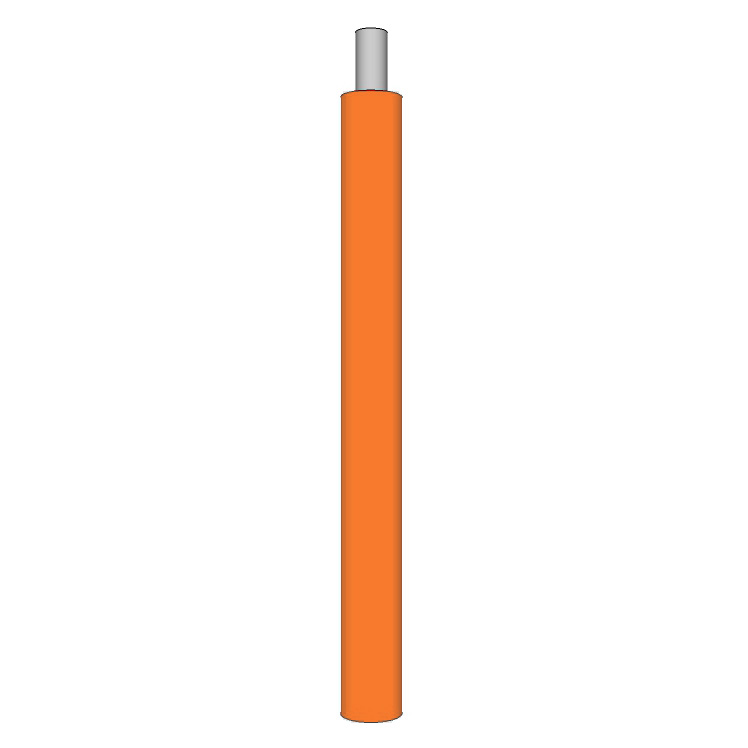 20 AWG, UL 1015 Lead Wire, 10 Strand, 105C, 1kV, Tinned copper, PVC, Orange