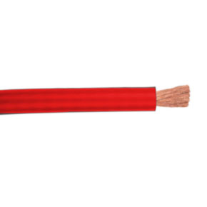 Class K Welding Cable, 6 AWG, 259 Strand, Red