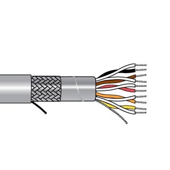 Continuous Flex Cable, 26 AWG, 3 Conductor, PVC Jacket, SRPVC Insulated